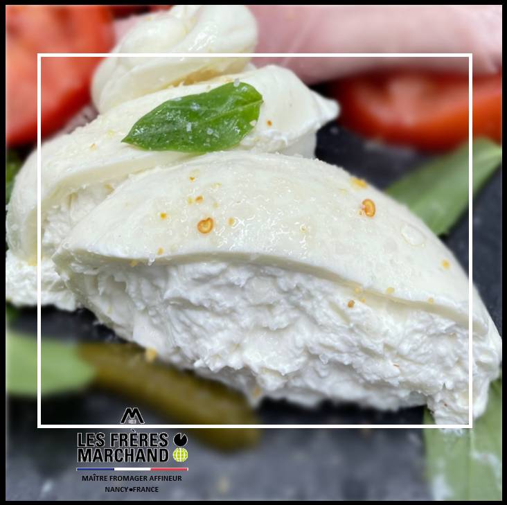 Mozzarella di burrata, burata, burratta, italien, salade, entré